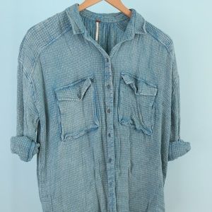 One of the Guys Button Down Free People